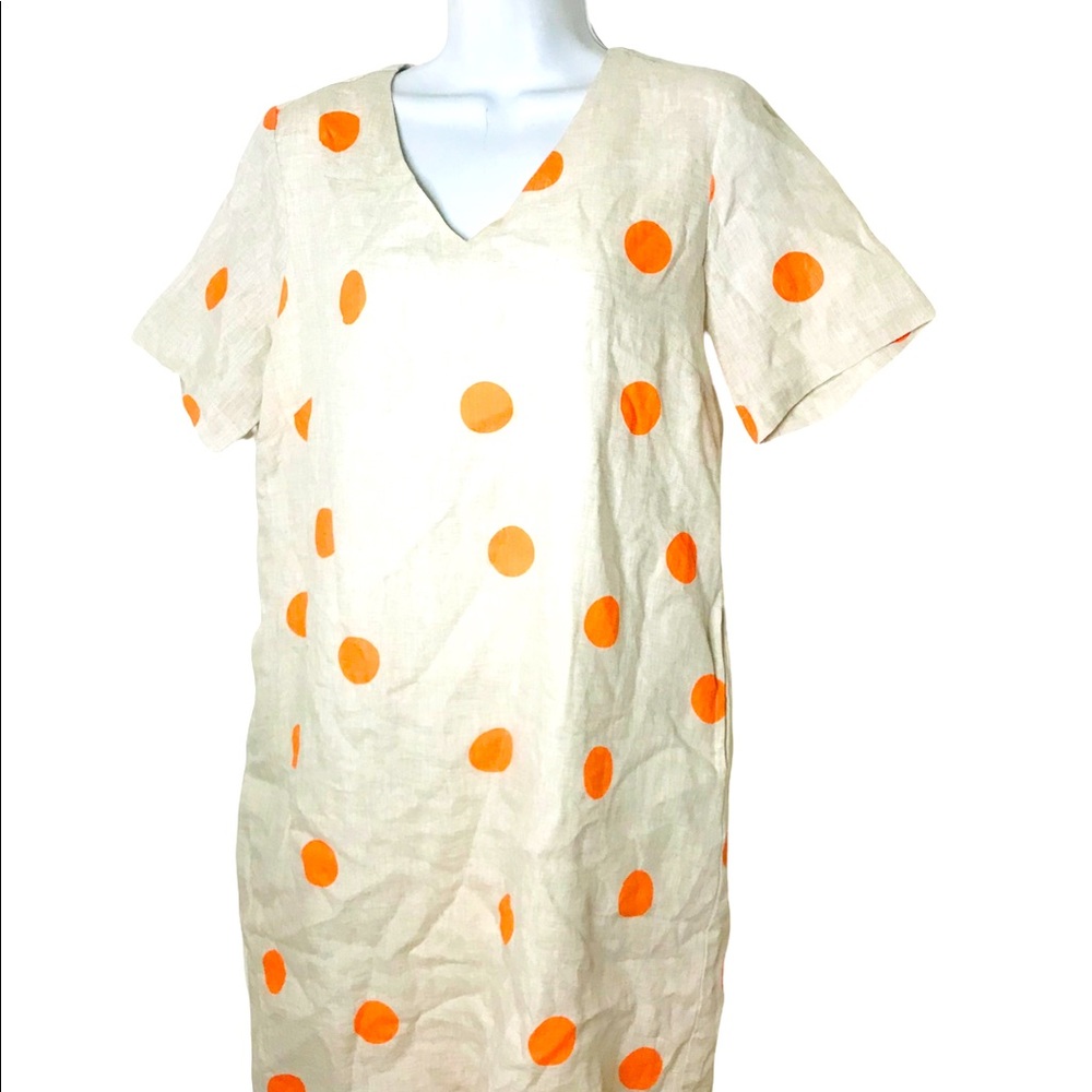 UCHUUMontreal pure linen shift dress